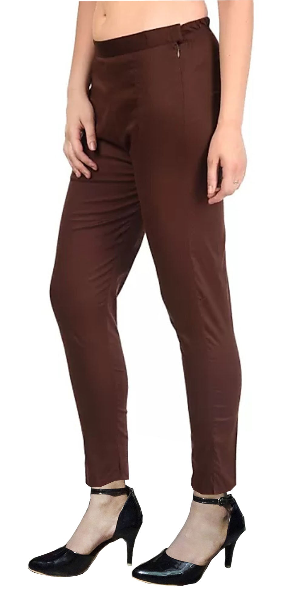 Legging Cotton Lycra Yoga Pants Solid Fabric Stretchable Designer Women's  Wear (Medium, Green 2) at Amazon Women's Clothing store